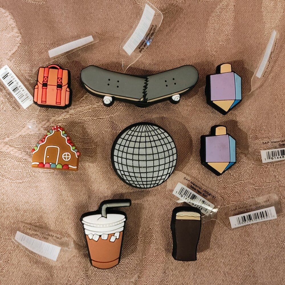 Crocs Shoe Charm Bundle, New With Tags!